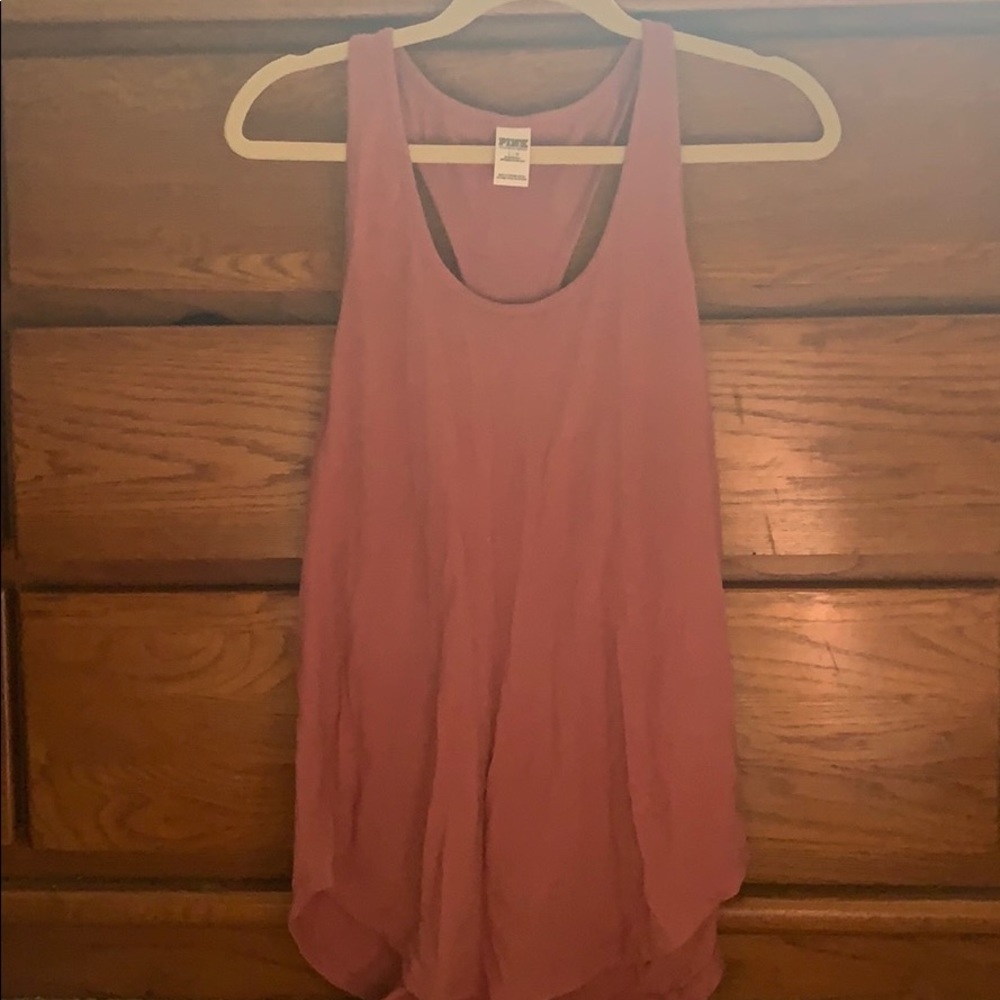 PINK by VS racer back tank